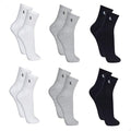 Kit 6 Pares Meias Lupo 3245 Cano Médio Algodão - Sortido