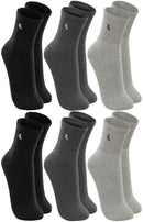 Kit 6 Pares Meias Lupo 3245 Cano Médio Algodão - Sortido