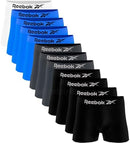 Kit 12 Cuecas Boxer Reebok Masculinas Microfibra Adulto Box Sem Costura