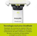 Aparador de Pelos Íntimo Philips OneBlade Intimate QP1924/10 À prova d'água - Bivolt