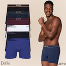 Kit 6 Cuecas Boxer Lupo Microfibra Poliamida Sem Costura Adulto Masculino