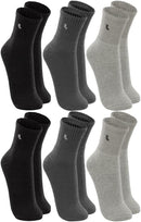 Kit 6 Pares Meias Lupo 3245 Cano Médio Algodão - Sortido