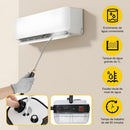 Zenkon Limpador a Vapor, Higienizador a Vapor Pressurizado de Alta Temperatura 220V, Vaporeto de Limpeza Portátil 2500W, Aquecimento Rápido em 10 Segundos, Vem com 3 Cabeças de Escova