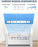 Climatizador de Ar Frio, 60W, 4,5L, Midea Branco 220V, AKAF2