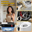 Zenkon Limpador a Vapor, Higienizador a Vapor Pressurizado de Alta Temperatura 220V, Vaporeto de Limpeza Portátil 2500W, Aquecimento Rápido em 10 Segundos, Vem com 3 Cabeças de Escova