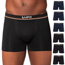 Kit 6 Cuecas Boxer Lupo Microfibra Poliamida Sem Costura Adulto Masculino